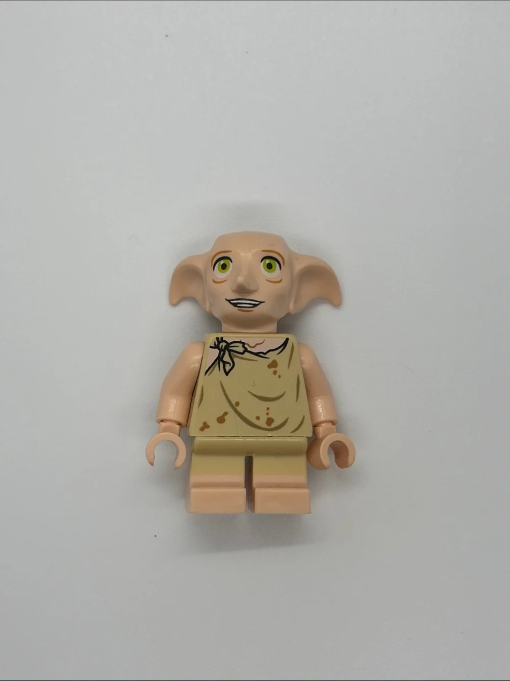 Lego Harry Potter Dobby The House Elf Minifigure Open Mouth Smile
